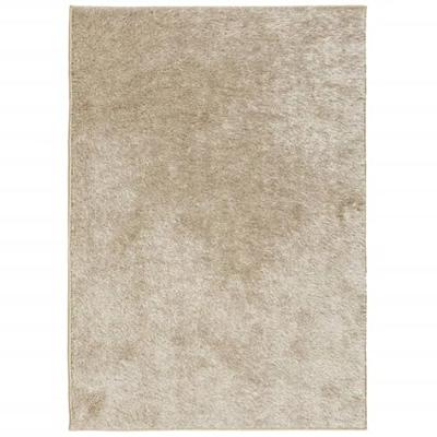 VidaXL Vloerkleed istan hoogpolig glanzend 160x230 cm beige