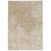 VidaXL Vloerkleed istan hoogpolig glanzend 160x230 cm beige - thumbnail
