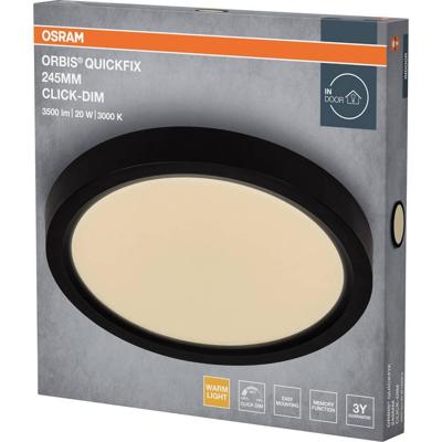 OSRAM HOMELIGHTING 4099854604126 Plafondlamp, LED-plafondlamp Zwart OSRAM HOMELIGHTING 4099854604126 Plafondlamp, LED-plafondlamp Zwart
