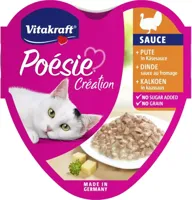 Vitakraft Poésie Création kalkoen & kaassaus 85g - thumbnail