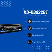 JVC KD-DB922BT Autoradio enkel DIN DAB+ tuner, Aansluiting voor stuurbediening, Bluetooth handsfree - thumbnail