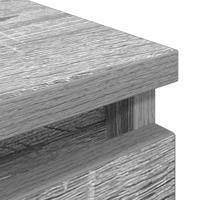 Tv-meubel 100x35x54 cm bewerkt hout grijs sonoma eikenkleurig - thumbnail