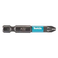Makita Accessoires E-12413 Slagschroefbit | PZ2x50mm | X Impact Black | 10 stuks - E-12413 - thumbnail