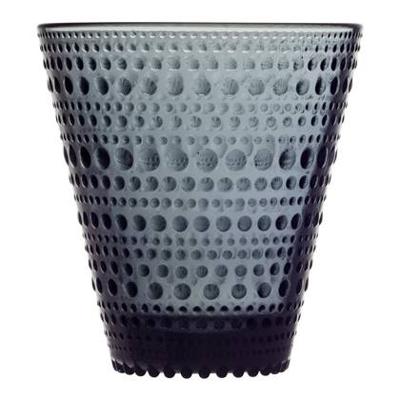 Iittala Kastehelmi Glas 30 cl 2 stuks donkergrijs