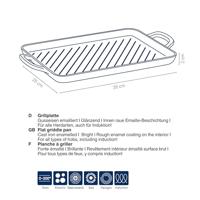 Kela - Grillplaat, Gietijzer, Zwart, 25 x 35 cm - Kela | Calido - thumbnail