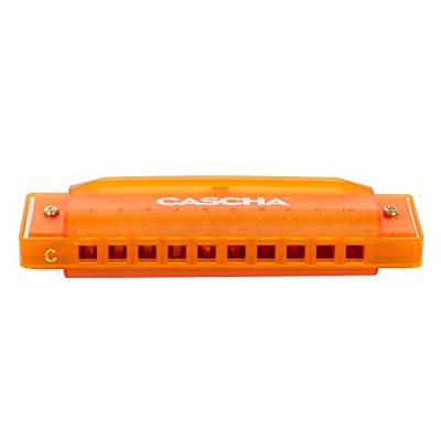 Cascha HH 2276 Fun Blues mondharmonica in C oranje
