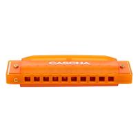Cascha HH 2276 Fun Blues mondharmonica in C oranje - thumbnail