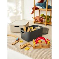 Rotho Albula Decoratie Opbergbox 20L Antraciet - thumbnail