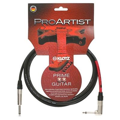 Klotz Pro Artist gitaarkabel jack 2p - jack 2p recht-haaks 6 meter