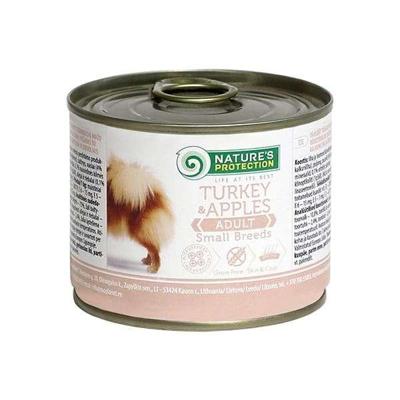 NATURE'S PROTECTION Adult Kleine Kalkoen en Appels - natvoer voor honden - 200 g