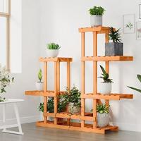 VidaXL Plantenstandaard 95x25x96 cm massief vurenhout - thumbnail