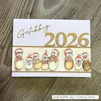 Vaessen Creative • clear stamps nederlandse kerstteksten 17st. - thumbnail