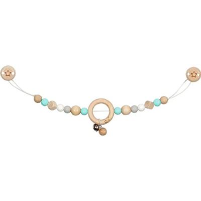 Goki houten wandelwagenketting ster met clips
