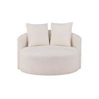 Nohr Loveseat 'Keeli' Teddy, kleur Wit - thumbnail