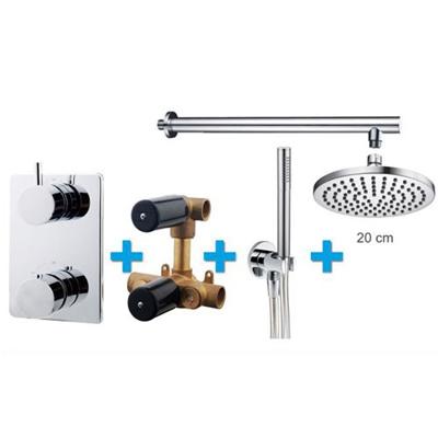 Wiesbaden one-pack inbouwthermostaatset rond type 102 Wiesbaden one-pack inbouwthermostaatset rond type 102