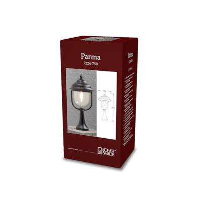 KonstSmide Klassieke sokkellampParma zwart - 7224-750