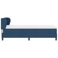 Boxspringbed met matras met matras Blauw 90 x 190 cm Stof - thumbnail
