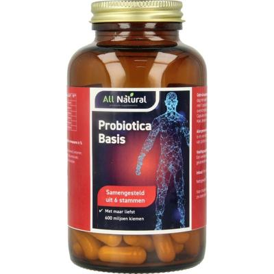 All Natural Probiotica basis 120 Vegetarische capsules All Natural Probiotica basis 120 Vegetarische capsules