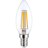 LightMe LM85336 LED-lamp Energielabel E (A - G) E14 Kaars 6.5 W = 60 W Warmwit (Ø x l) 35 mm x 97 mm Niet dimbaar, Filament / Retro-LED 1 stuk(s) - thumbnail