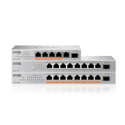 Zyxel XMG-105HP Unmanaged 2.5G Ethernet (100/1000/2500) Power over Ethernet (PoE) Zilver Zyxel XMG-105HP Unmanaged 2.5G Ethernet (100/1000/2500) Power over Ethernet (PoE) Zilver