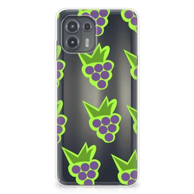 Motorola Edge 20 Lite | Siliconen Case | Druiven