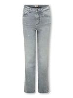 Kids ONLY winter jeansbroek meisjes - grijs - KogJuicy - wide leg fit - thumbnail