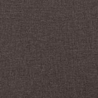 Eetkamerstoelen 2 st stof donkerbruin - thumbnail