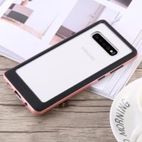 GOOSPERY nieuwe bumper X schokbestendige PC + TPU Case voor Galaxy S10 PLUS (Rose Gold) - thumbnail
