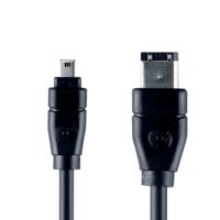 Bandridge Câble FireWire 4 Pin to 6 Pin câble FireWire, 2.0 m Noir 2 m – (2.0 m, Noir) - thumbnail