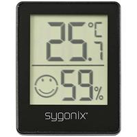 Sygonix SY-5268502 Thermo- en hygrometer Zwart - thumbnail