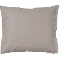 Cinderella kussensloop flanel (2 stuks) - taupe - 60x70 cm - Leen Bakker - thumbnail