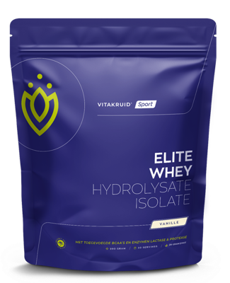 Vitakruid Elite Whey Protein 50% Hydrolysate 50% Isolate - Vanille Vitakruid Elite Whey Protein 50% Hydrolysate 50% Isolate - Vanille
