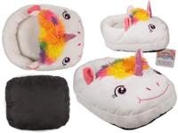 Voetenwarmer groot slof eenhoorn/unicorn - one size - 30 x 27 cm   - - thumbnail