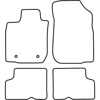 Automatten passend voor Dacia Duster 2010-2014 TMRE541
