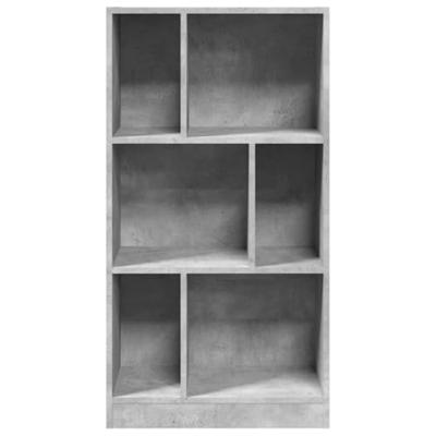 Boekenkast 57x28,5x107,5 cm bewerkt hout betongrijs Boekenkast 57x28,5x107,5 cm bewerkt hout betongrijs