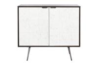 Dressoir DKD Home Decor Wit Bruin Metaal Mangohout 90 x 43 x 80 cm - thumbnail