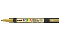 Paintmarker uni posca pc3m f goud | 12 stuks - thumbnail