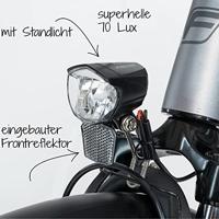 FISCHER FAHRRAD 85355 Koplamp LED werkt op de dynamo Zwart - thumbnail