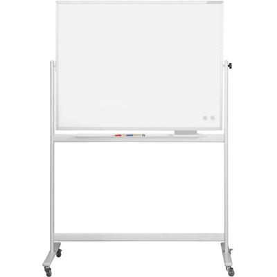 magnetoplan Whiteboard SP Mobil (b x h) 2000 mm x 1000 mm Wit, Aluminium Speciaal gelakt Aan beide zijden te gebruiken, Incl. opbergbakje