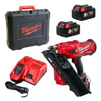 Milwaukee M18 FFN-502C Accu Constructietacker 18V 5.0Ah in Koffer - 4933471404 - thumbnail