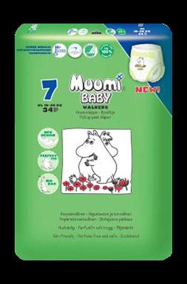 Moomin Baby Ecologische Luierbroekjes 7 Extra XL Moomin Baby Ecologische Luierbroekjes 7 Extra XL