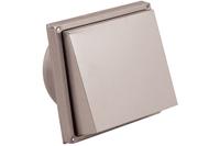 Nedco buitenrooster rvs schuine kap aansluitdiameter 150 mm - thumbnail