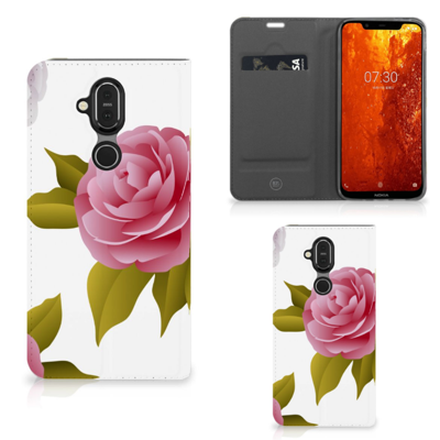 Nokia 8.1 Smart Cover Roses