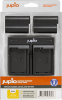 Jupio Kit: 2 x camera-accu EN-EL15C 2100mAh + USB Dual lader - thumbnail
