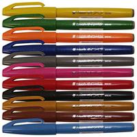 Pentel brushpen Sign Pen Brush Touch, zwart - thumbnail