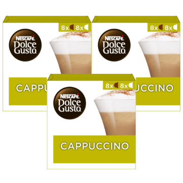 Nescafe Dolce Gusto cappuccino (3x 16 cups)