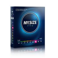 My Size - Natural Latex Condom 64 Width 3 St. - thumbnail