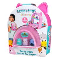 Squishmallows - squish-a-longs onderweg speelset feest - thumbnail