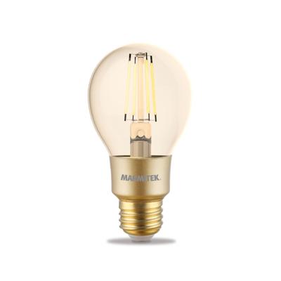 Marmitek GLOW MI - Smart Wi-Fi LED filament bulb M - E27 | 650 lumen | 6 W = 40 W Smartverlichting Transparant