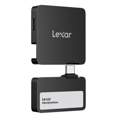 Lexar Go Portable SSD SL400 2TB Including Hub Black